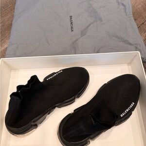Balenciaga women’s  Black Sock Sneakers